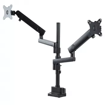 Soporte de sobremesa StarTech.com brazo para doble monitor, soporte de monitor totalmente articulado para 2 pantallas VESA de hasta 32