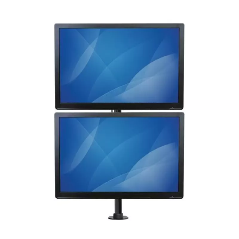 Soporte de sobremesa StarTech.com para doble monitor – vertical – acero
