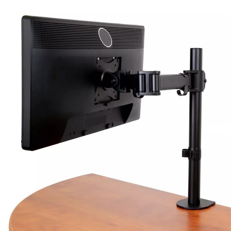 Brazo de monitor de sobremesa StarTech.com para pantallas compatibles VESA de hasta 34 inch (8 kg) - soporte de columna articulado para monitor individual - soporte de monitor ergonómico de altura ajustable - abrazadera de mesa/pasacables