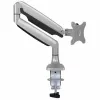 Soporte de monitor de sobremesa StarTech.com - soporte de monitor VESA ergonómico de alta capacidad - pantalla individual de 9 kg - totalmente articulado, altura ajustable, articulado - aluminio - abrazadera de mesa/pasacables de mesa - plata