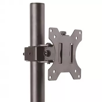 Soporte de sobremesa StarTech.com para monitor individual – montaje robusto en mástil para una pantalla, hasta 8 kg, compatible con VESA – soporte de monitor ergonómico de altura ajustable – abrazadera de mesa/pasacables de mesa