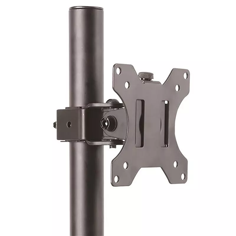 Soporte de sobremesa StarTech.com para monitor individual – montaje robusto en mástil para una pantalla, hasta 8 kg, compatible con VESA – soporte de monitor ergonómico de altura ajustable – abrazadera de mesa/pasacables de mesa