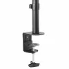 Soporte de sobremesa StarTech.com para monitor individual – montaje robusto en mástil para una pantalla, hasta 8 kg, compatible con VESA – soporte de monitor ergonómico de altura ajustable – abrazadera de mesa/pasacables de mesa