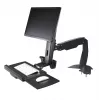 Brazo de monitor de pie-sentado StarTech.com – brazo ajustable de estación de trabajo de pie-sentado montado en escritorio para pantalla individual con montaje VESA de 34