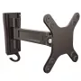 Brazo de monitor de pared StarTech.com - articulación individual, 15 kg, 33 cm (13 inch), 68,6 cm (27 inch), 75 x 75 mm, 100 x 100 mm, negro