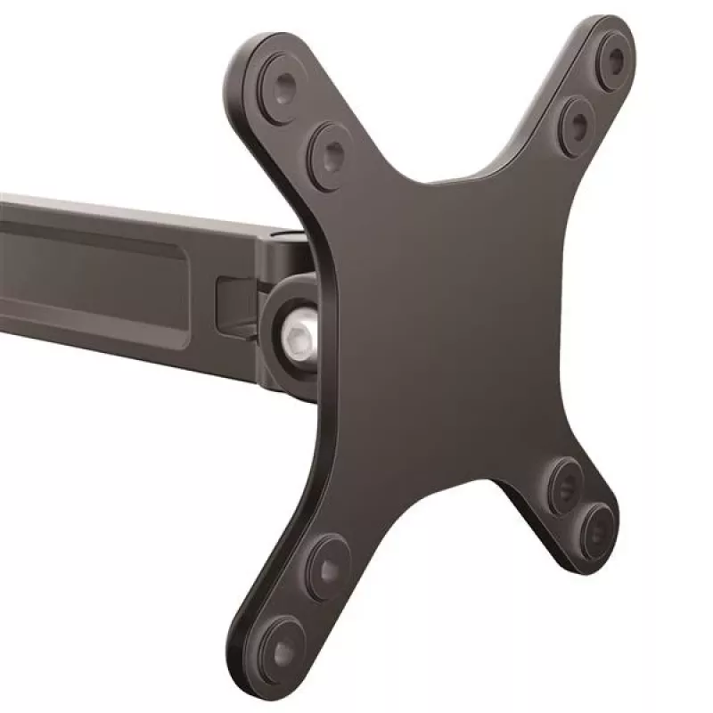 Brazo de monitor de pared StarTech.com - articulación individual, 15 kg, 33 cm (13 inch), 68,6 cm (27 inch), 75 x 75 mm, 100 x 100 mm, negro