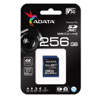 ADATA ASDX256GUI3V30S-R tarjeta de memoria 256 GB SDXC UHS-I Class 10