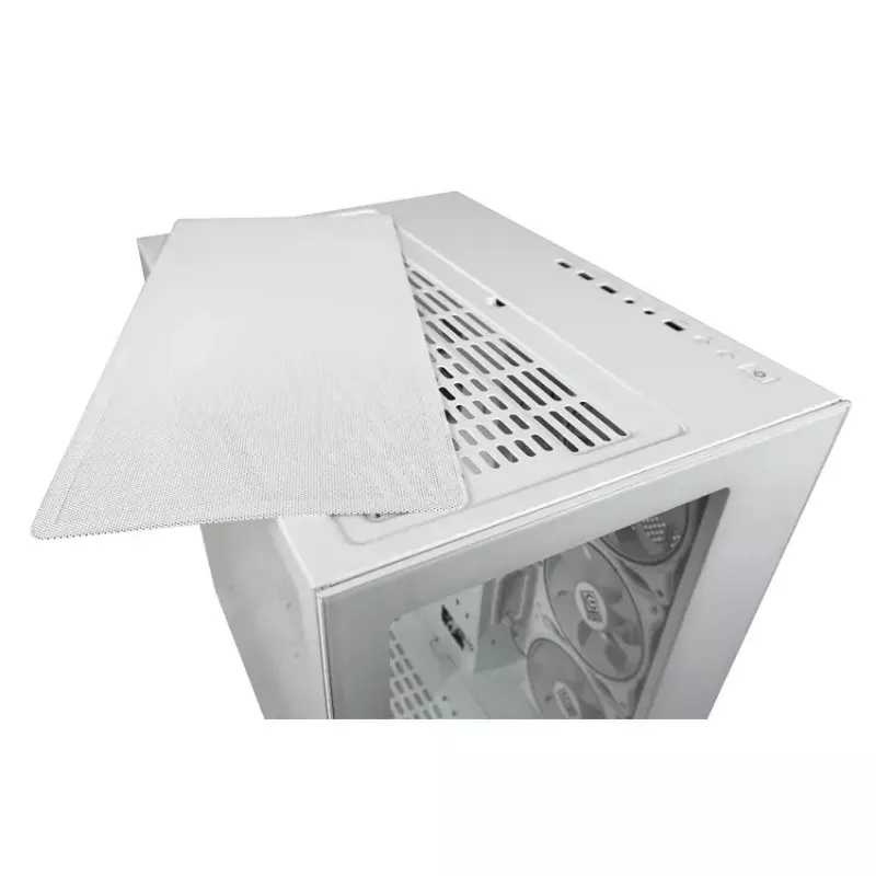 Caja de PC LC-Power Gaming 807W Midi Tower blanca