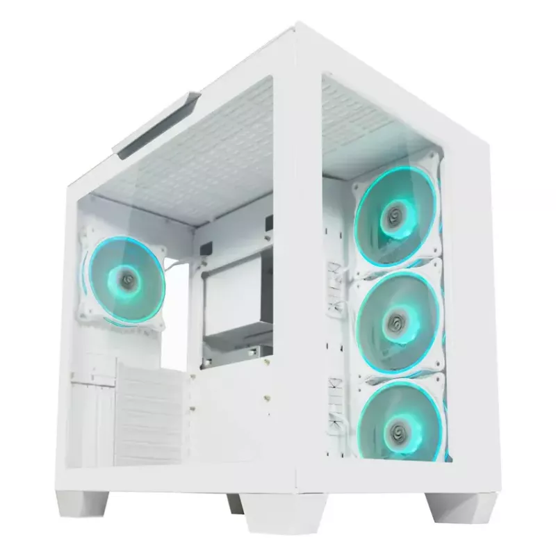 Caja de PC LC-Power Gaming 807W Midi Tower blanca