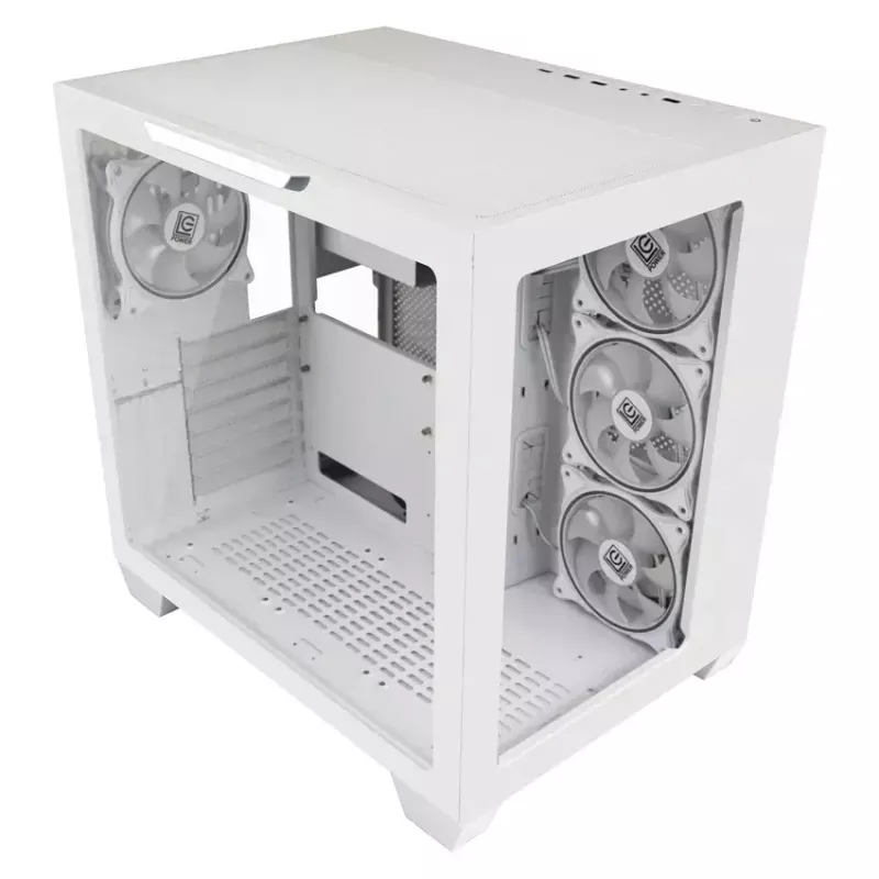 Caja de PC LC-Power Gaming 807W Midi Tower blanca