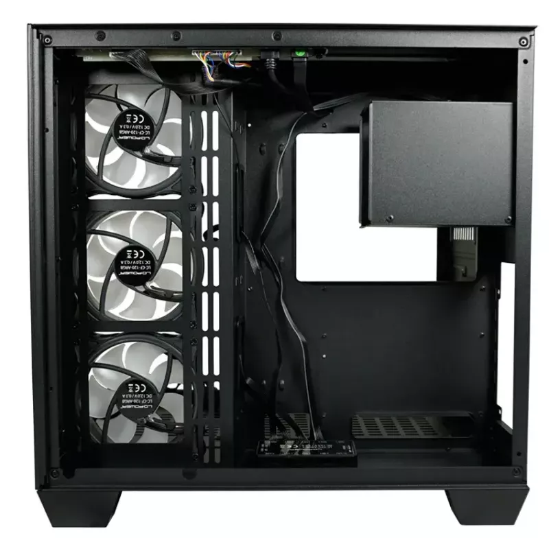 Caja de PC LC-Power 809B Midi Tower negra