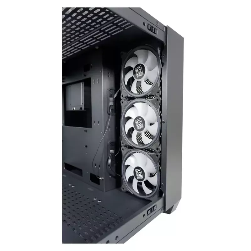 Caja de PC LC-Power 809B Midi Tower negra
