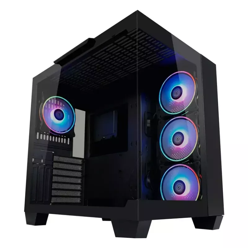 Caja de PC LC-Power 809B Midi Tower negra