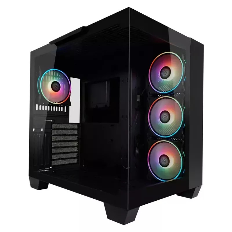 Caja de PC LC-Power 809B Midi Tower negra