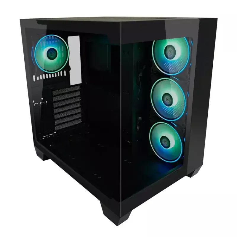 Caja de PC LC-Power 809B Midi Tower negra