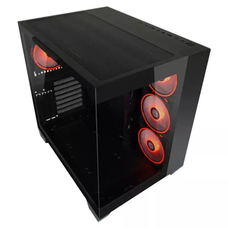 Caja de PC LC-Power 809B Midi Tower negra