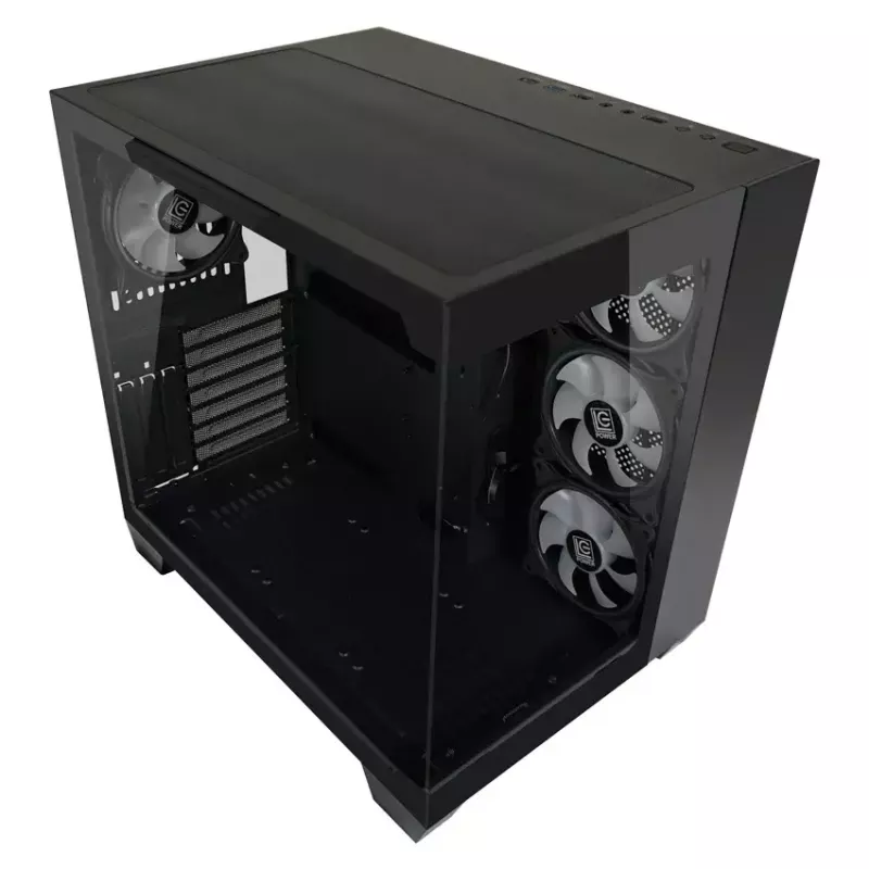 Caja de PC LC-Power 809B Midi Tower negra
