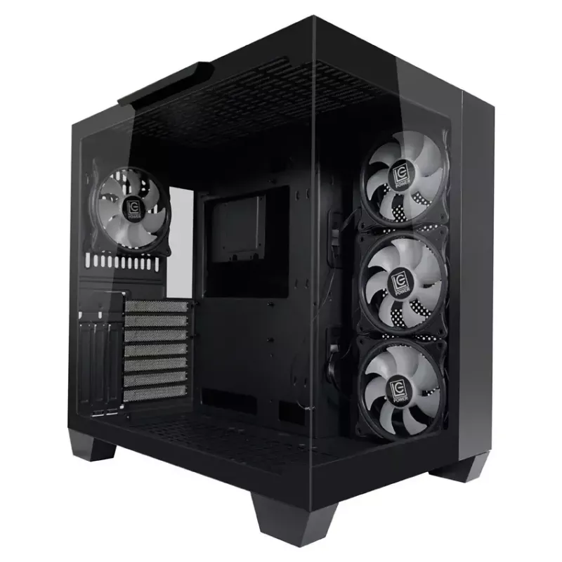 Caja de PC LC-Power 809B Midi Tower negra