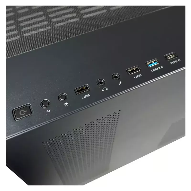Caja de PC LC-Power 809B Midi Tower negra