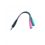 Cable de audio Microconnect AUDALS015 0,25 m 3,5 mm 2 x 3,5 mm negro