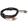 Cable de audio Microconnect AUDCC2 1,5 m 2 x RCA negro
