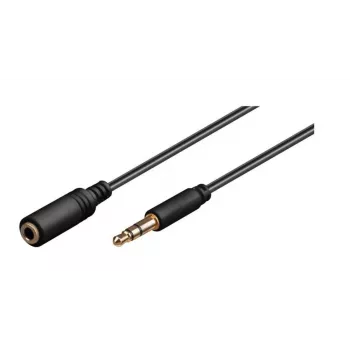 Microconnect AUDLG5G Cable de audio 5 m 3,5 mm Negro