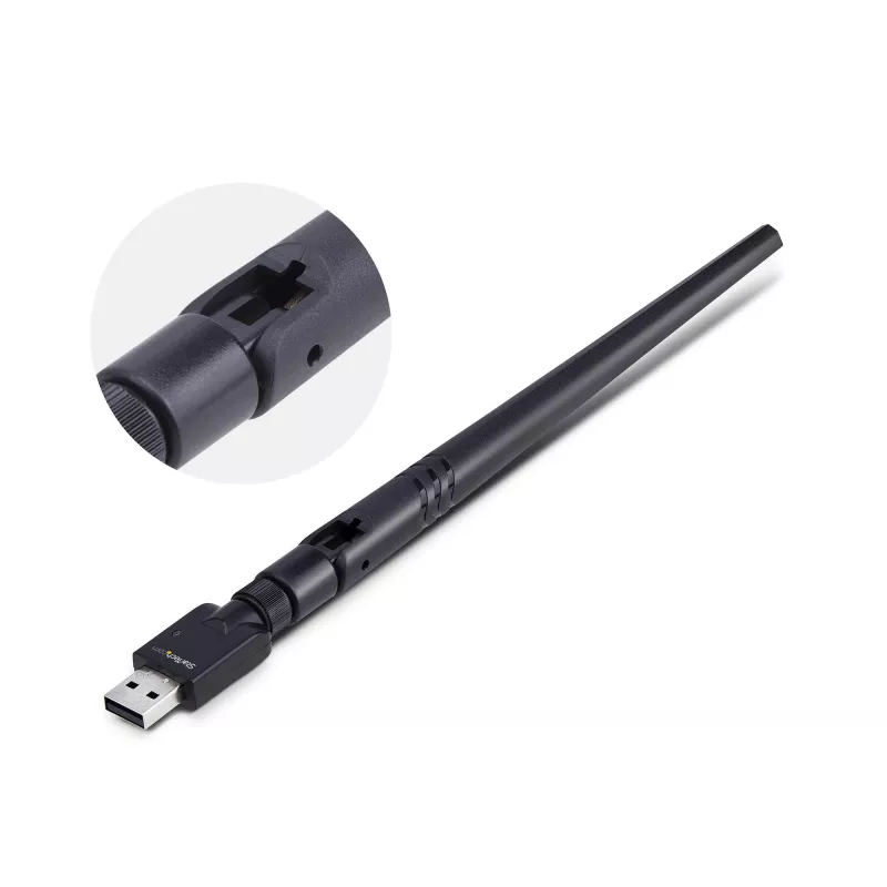 StarTech.com Adaptador USB Bluetooth 5.3 Class 1 Dongle para PC/portátil, conexión de largo alcance para teclado, ratón, streaming de audio y funcionamiento en red PAN, Windows/Linux