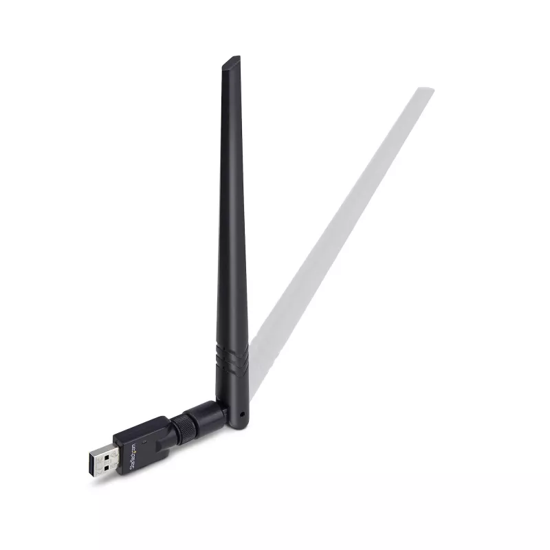 StarTech.com Adaptador USB Bluetooth 5.3 Class 1 Dongle para PC/portátil, conexión de largo alcance para teclado, ratón, streaming de audio y funcionamiento en red PAN, Windows/Linux