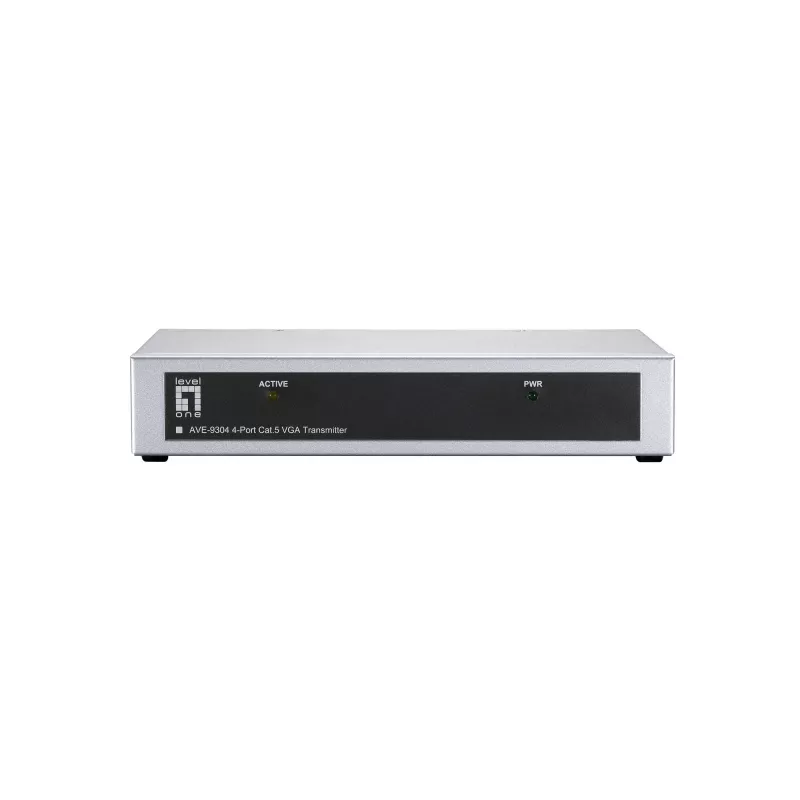 Transmisor AV LevelOne Transmisor VGA Cat.5 de 4 puertos
