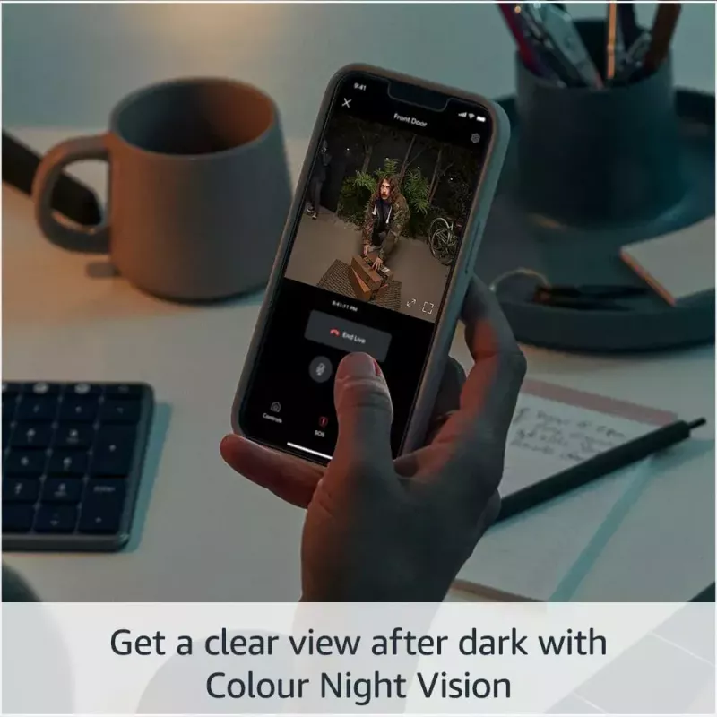 Amazon Ring Battery Video Doorbell Pro B0B2BNM4PV timbre inteligente con vídeo, Wi-Fi, vídeo HD+, visión nocturna, audio bidireccional