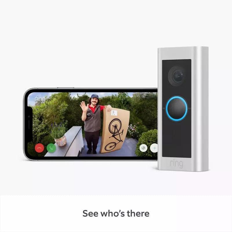 Amazon Ring Battery Video Doorbell Pro B0B2BNM4PV timbre inteligente con vídeo, Wi-Fi, vídeo HD+, visión nocturna, audio bidireccional