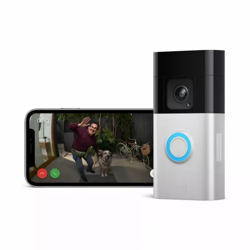 Amazon Ring Battery Video Doorbell Pro B0B2BNM4PV timbre inteligente con vídeo, Wi-Fi, vídeo HD+, visión nocturna, audio bidireccional