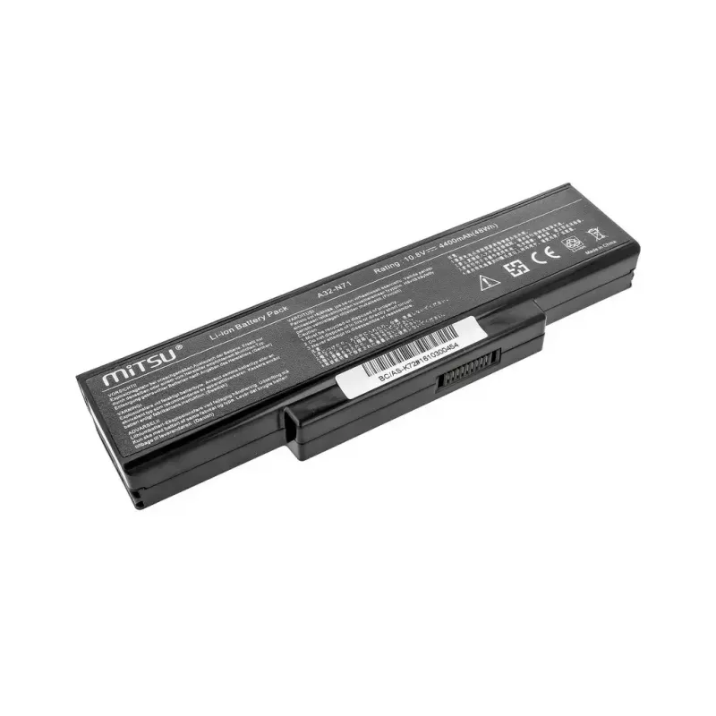 Mitsu BC/AS-K72 batería para Asus K72 K73 N73 X77, 4400 mAh, 48 Wh, 10,8-11,1 V