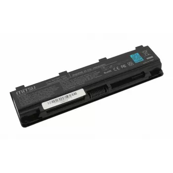 Batería para portátil MITSU para Toshiba C850 / L800 / S855, 4400 mAh, 10,8–11,1 V