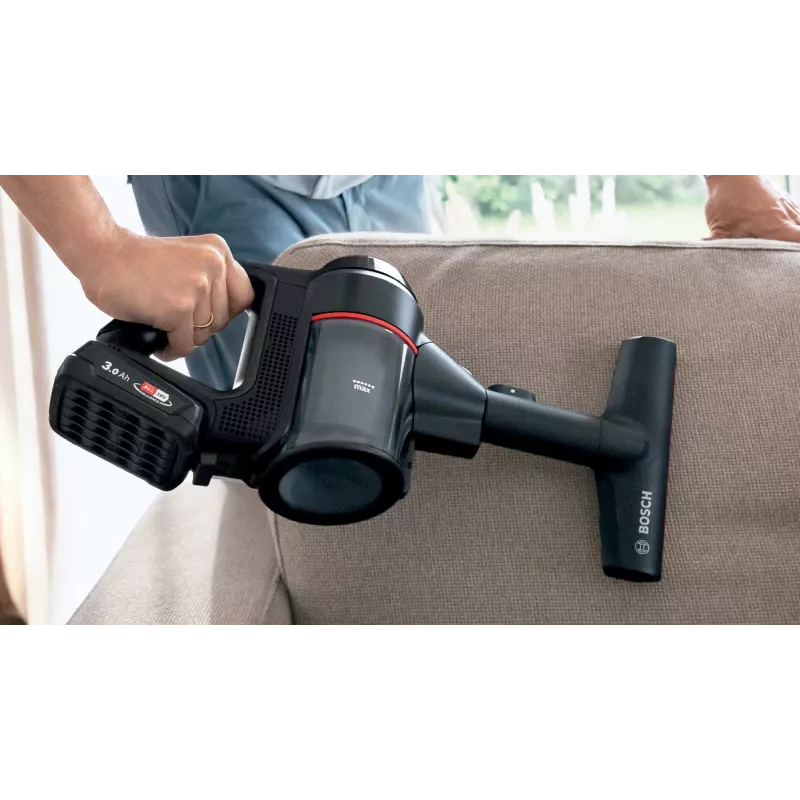 Bosch BCS712XXL Aspirador escoba/escoba eléctrica de batería en seco sin bolsa 0,3 L negro 3 Ah