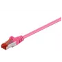 Cable de red Microconnect B-FTP60025PI rosa 0,25 m Cat6 F/UTP (FTP)