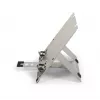 BakkerElkhuizen FlexTop 270 BNEFT270 soporte para portátil de hasta 16 pulgadas (40,6 cm), 7 niveles, altura 90-200 mm, aluminio, gris