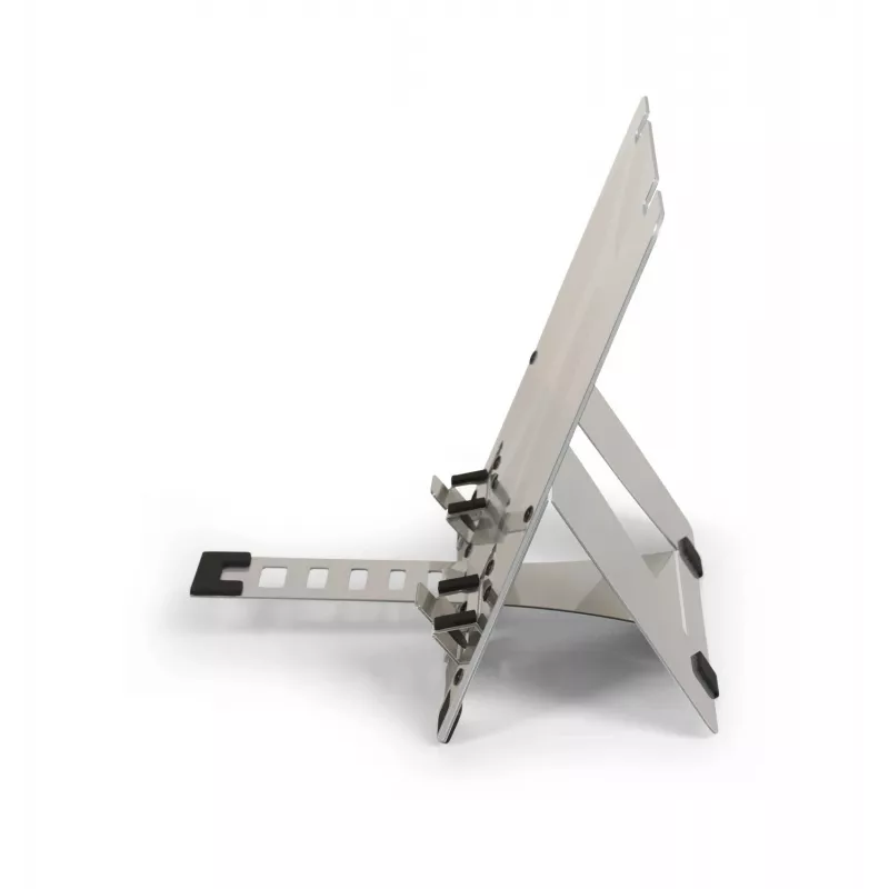 BakkerElkhuizen FlexTop 270 BNEFT270 soporte para portátil de hasta 16 pulgadas (40,6 cm), 7 niveles, altura 90-200 mm, aluminio, gris