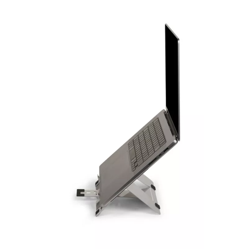 BakkerElkhuizen FlexTop 270 BNEFT270 soporte para portátil de hasta 16 pulgadas (40,6 cm), 7 niveles, altura 90-200 mm, aluminio, gris