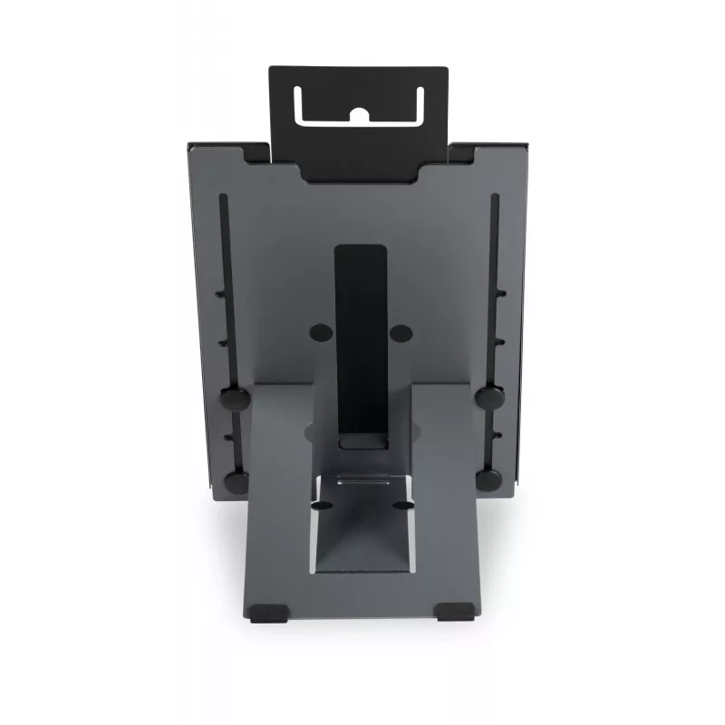 BakkerElkhuizen Ergo-Q Hybrid Pro, soporte para portátil, negro, gris oscuro, aluminio, goma, acero, 25,4 cm (10 inch), 40,6 cm (16 inch), 25,4 cm (10 inch)