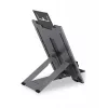 BakkerElkhuizen Ergo-Q Hybrid Pro, soporte para portátil, negro, gris oscuro, aluminio, goma, acero, 25,4 cm (10 inch), 40,6 cm (16 inch), 25,4 cm (10 inch)