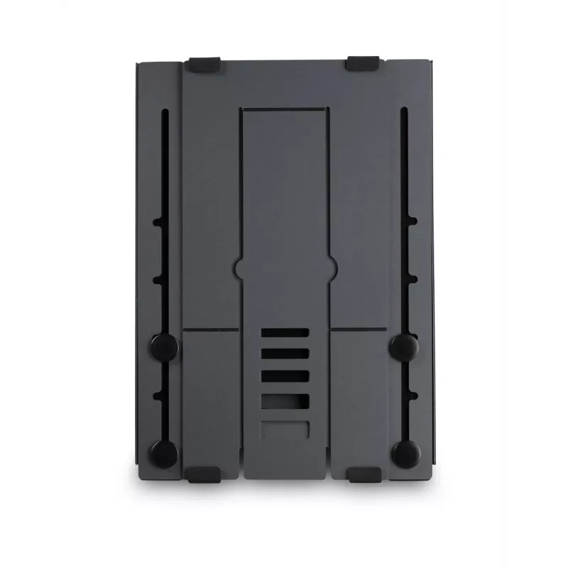 BakkerElkhuizen Ergo-Q Hybrid Pro, soporte para portátil, negro, gris oscuro, aluminio, goma, acero, 25,4 cm (10 inch), 40,6 cm (16 inch), 25,4 cm (10 inch)