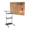 Escritorio de ordenador LogiLink BP0070 negro gris