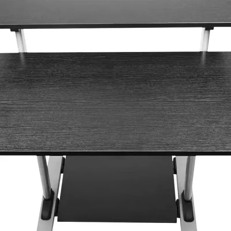 Escritorio de ordenador LogiLink BP0070 negro gris