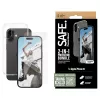PanzerGlass SAFE. by ® pack de protección 2 en 1 iPhone 16, Apple, Apple - iPhone 16, aplicación en seco, resistente a arañazos, resistente a golpes, transparente, 1 ud.