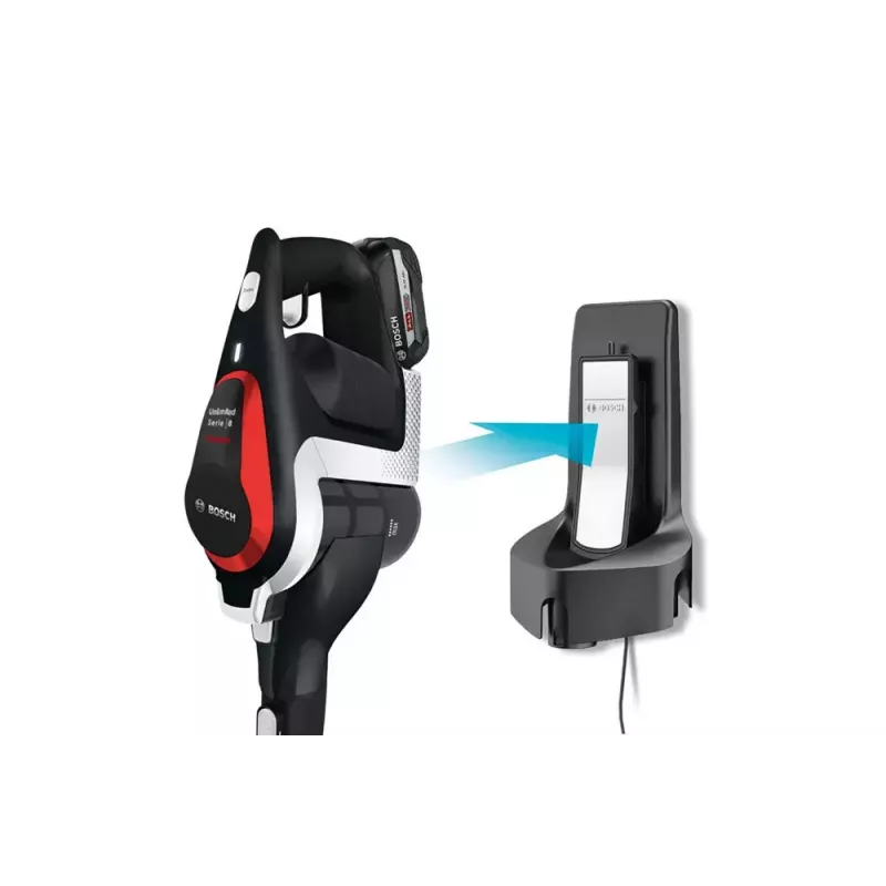 Bosch BSS81POW1 aspirador de escoba batería en seco negro 5 Ah