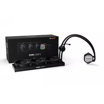 be quiet! Pure Loop 2 | 360mm refrigeración líquida todo en uno para procesador 12 cm negro 1 ud.