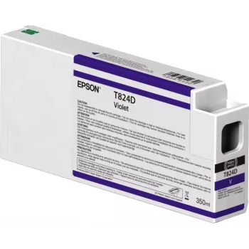 Epson pack individual violeta T824D00 UltraChrome HDX 350ml, violeta, tinta pigmentada, 350 ml, 1 ud.