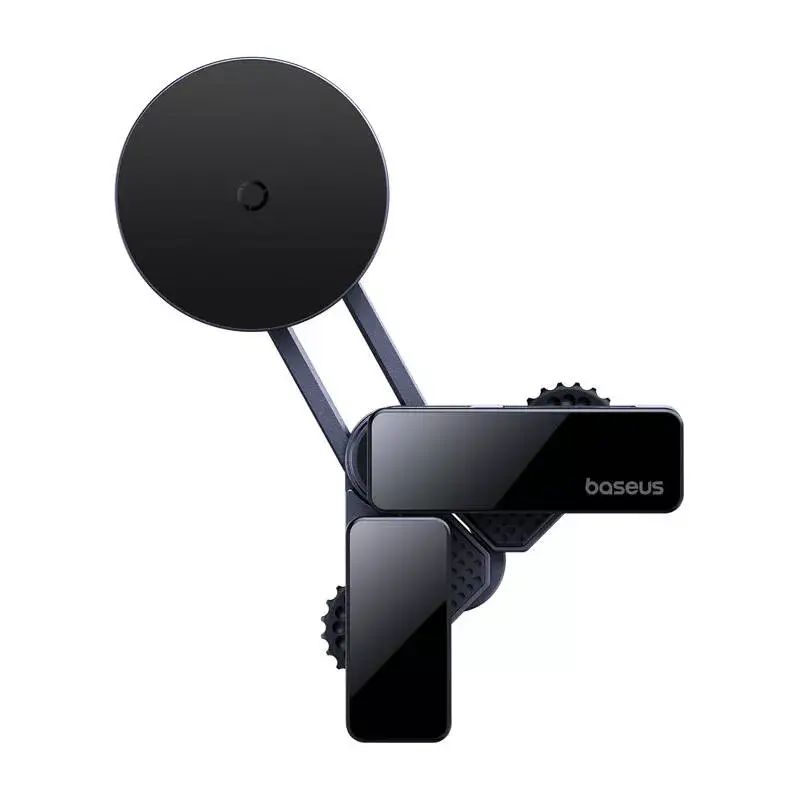 Soporte magnético de coche para pantalla Baseus MaxView gris para fijación de smartphone y tablet al salpicadero