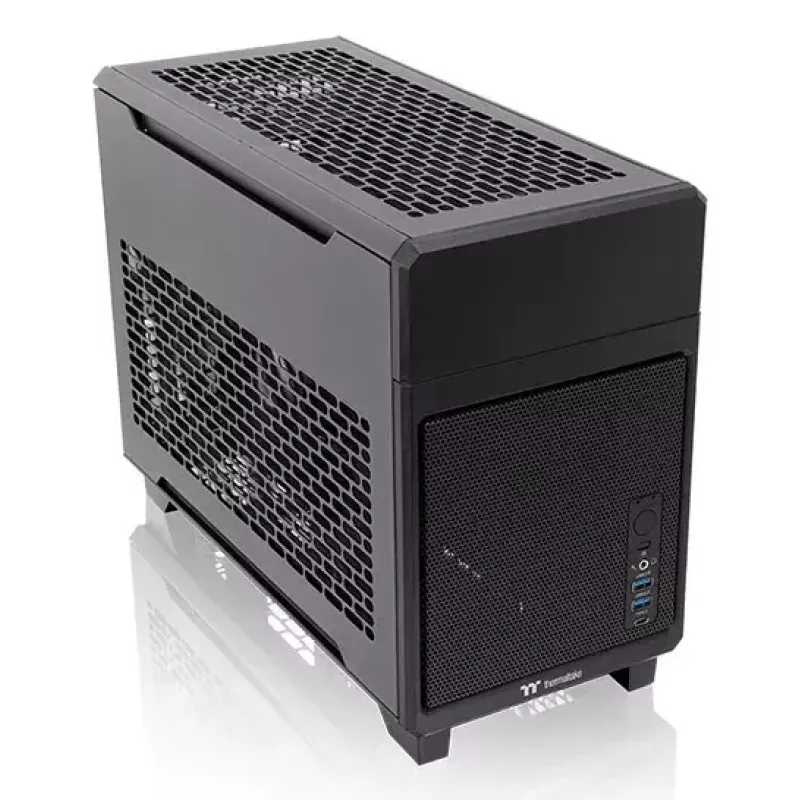 Caja de PC Thermaltake TR100 Mini Tower negra